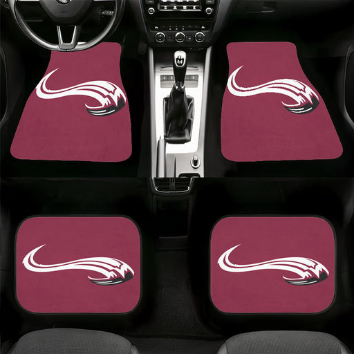 icon vector of nhl team maroon Car floor mats Universal fit