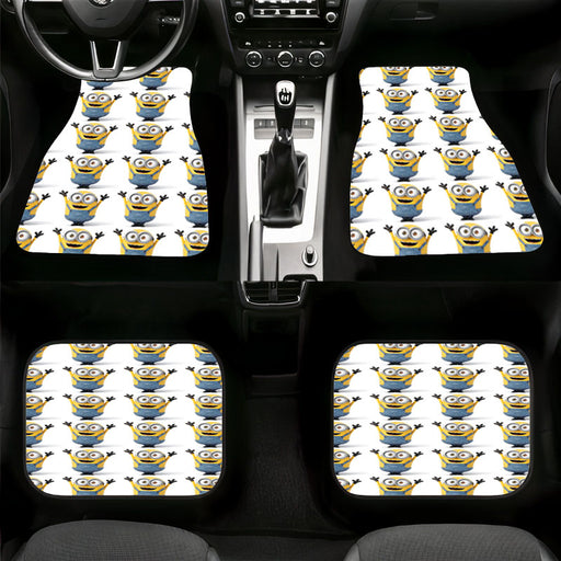 horay lil minions animation movie Car floor mats Universal fit