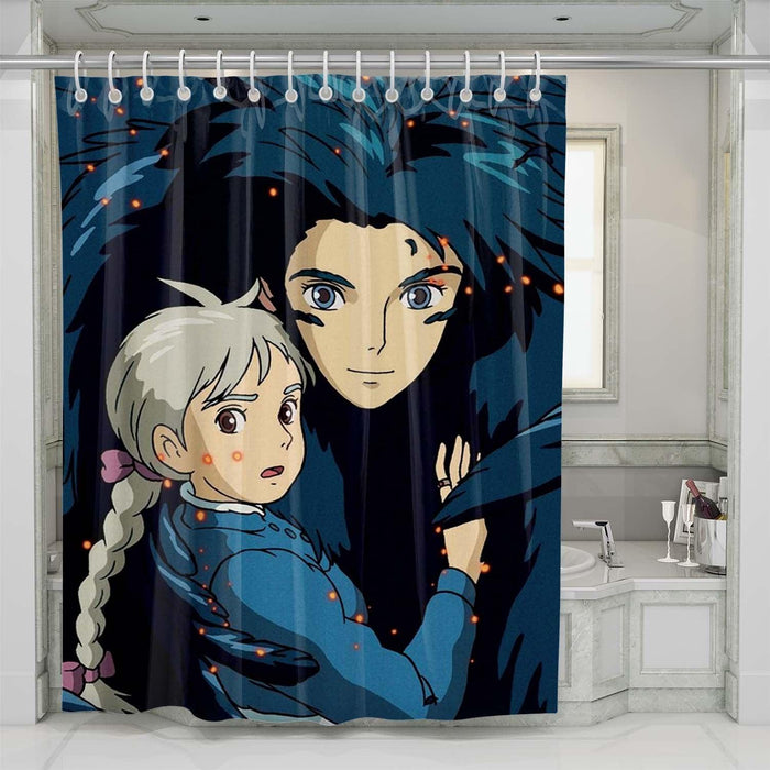 howls moving castle shower curtains