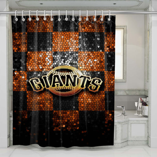 san francisco giants baseball shower curtains