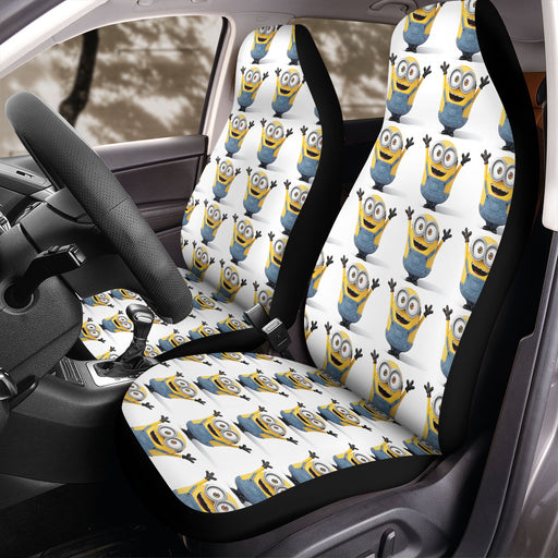 horay lil minions animation movie Car Seat Covers