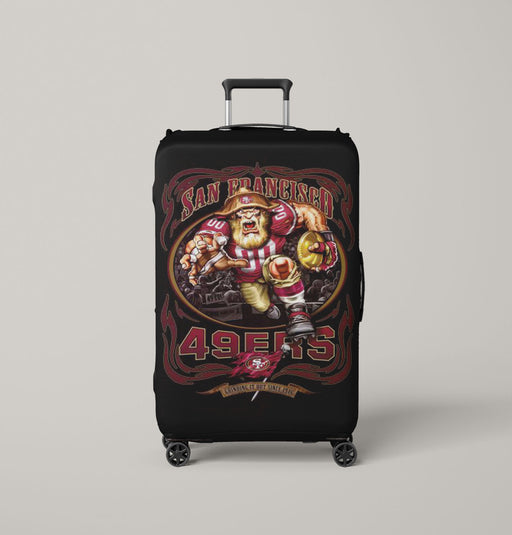 san francised 49ers Luggage Cover | suitcase