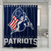 iconic new england patriots shower curtains