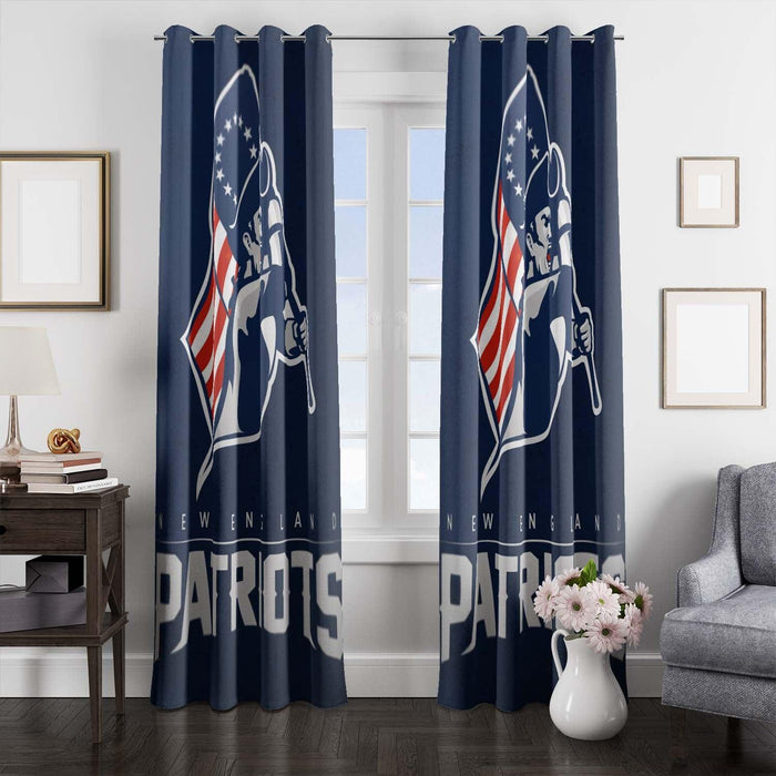 iconic new england patriots window Curtain