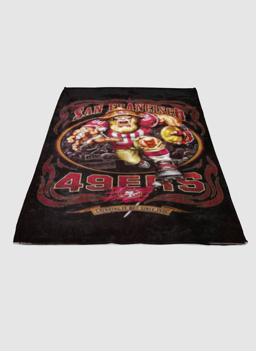 san francised 49ERS soft fleece blanket