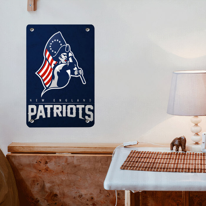 iconic new england patriots Poster Metal print wall art