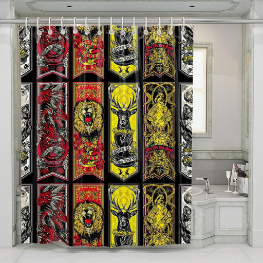 house of game of thrones hbo shower curtains