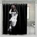 if best player take a shoot nba shower curtains