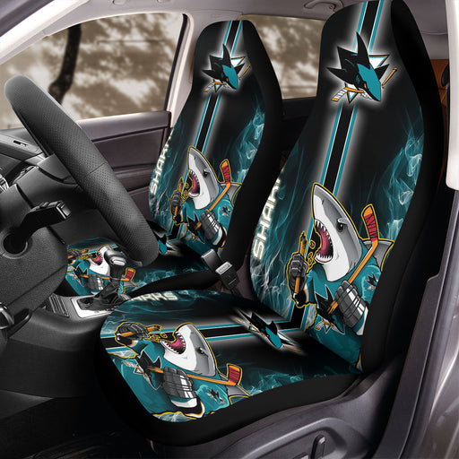 SAN JOSE SHARKS 2 Car Seat Covers