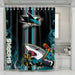 san jose sharks 2 shower curtains