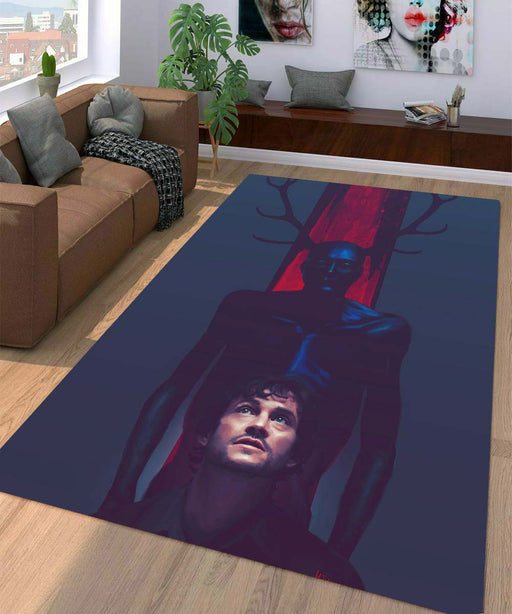 Hugh dancy hannibal art Living room carpet rugs