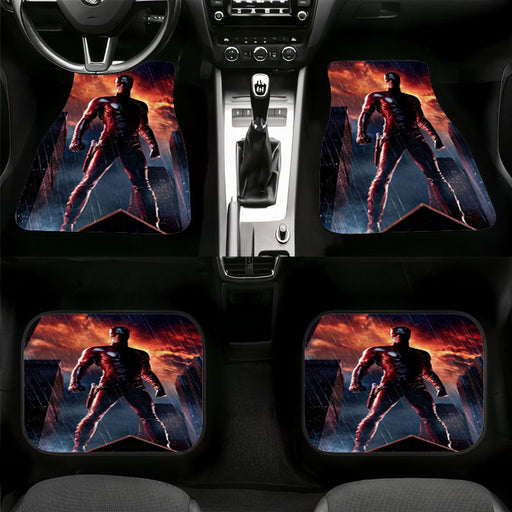 in the rain daredevil marvel superhero Car floor mats Universal fit