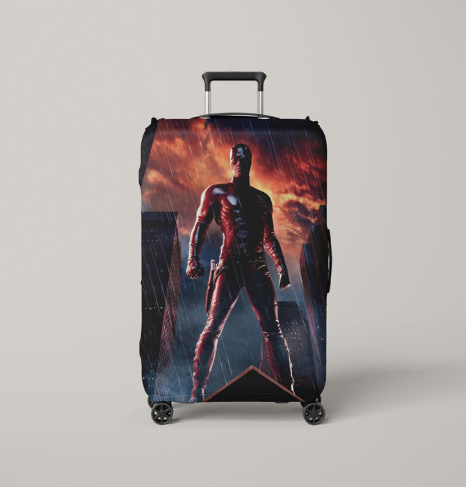 in the rain daredevil marvel superhero Luggage Covers | Suitcase