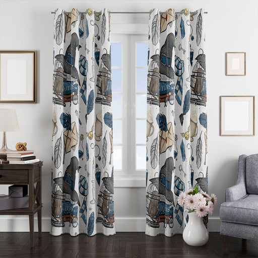 house ravenclaw hogwarts window Curtain