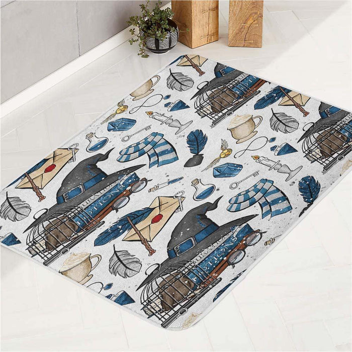 house ravenclaw hogwarts bath rugs