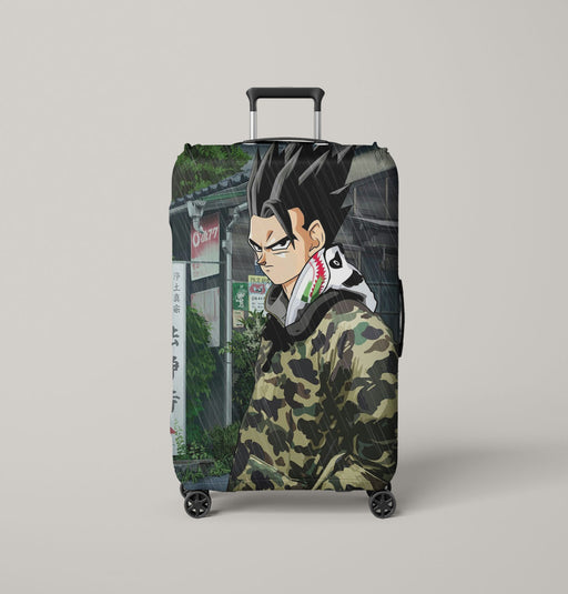 in the rain dragon ball bathing ape Luggage Covers | Suitcase