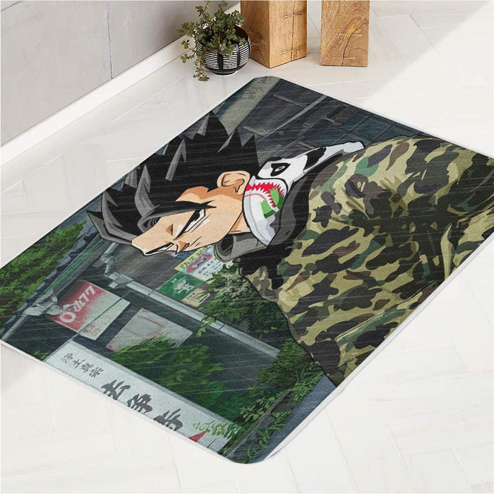 in the rain dragon ball bathing ape bath rugs