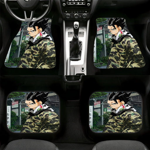 in the rain dragon ball bathing ape Car floor mats Universal fit