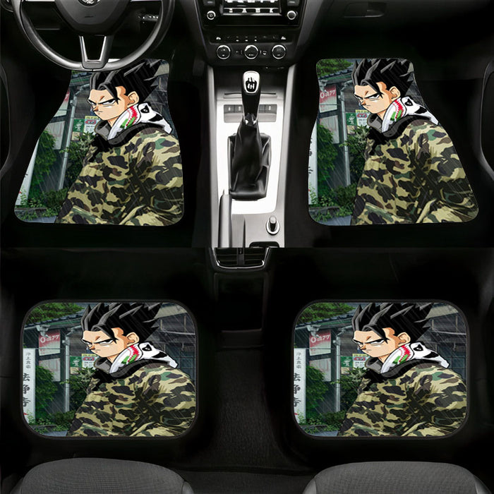 in the rain dragon ball bathing ape Car floor mats Universal fit