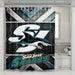 san jose sharks logo nhl shower curtains