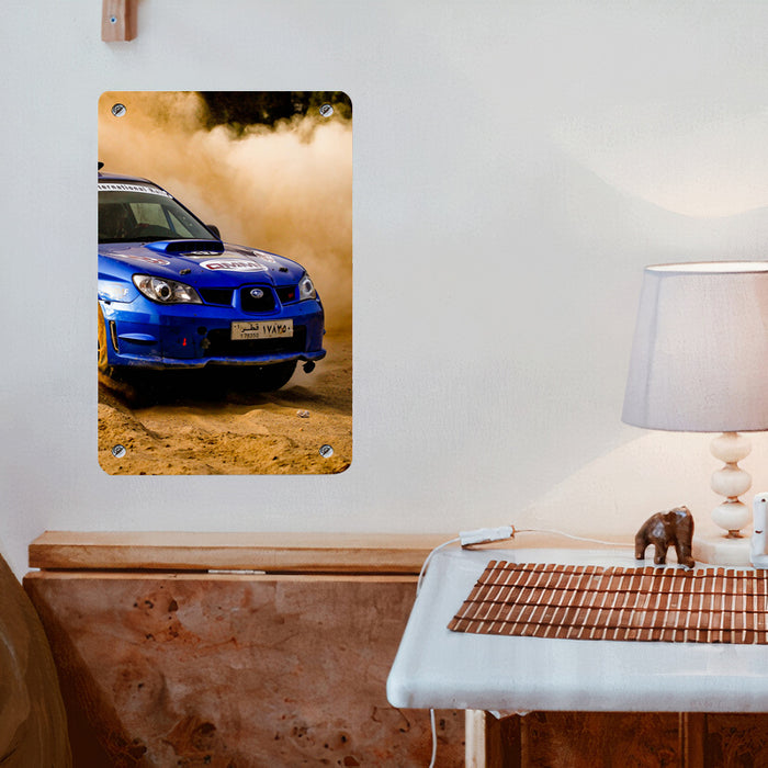 in desert car racing so extreme Poster Metal print wall art