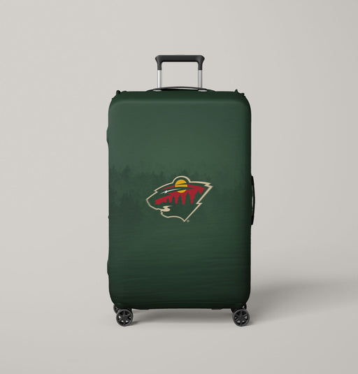 in the dark forest nhl team Luggage Covers | Suitcase