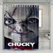 scary chucky doll 2 shower curtains