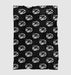 hypebeast bape monochrome human Ultra soft fleece blanket