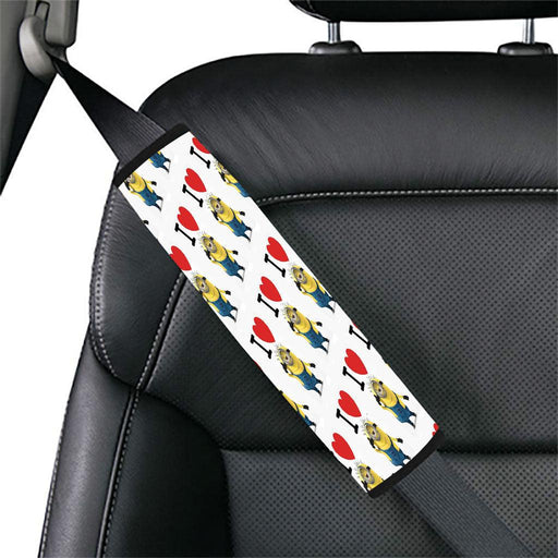 i love minions forever Car seat belt cover