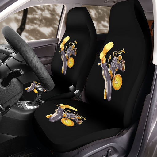 iron fist power black marvel Car Seat Covers