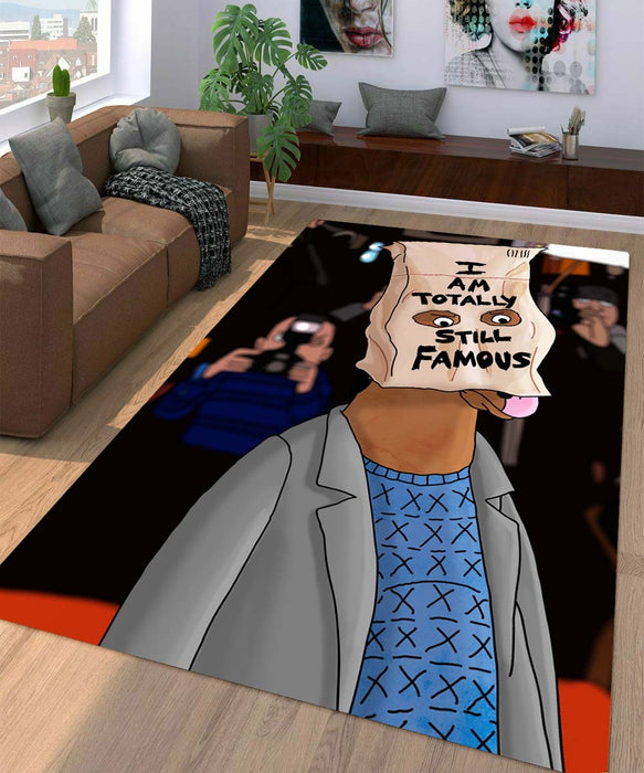 i am totally still famous bojack horseman Living room carpet rugs