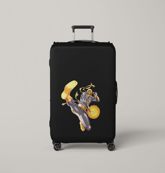 iron fist power black marvel Luggage Covers | Suitcase