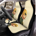 iron fist serious face Car Seat Covers