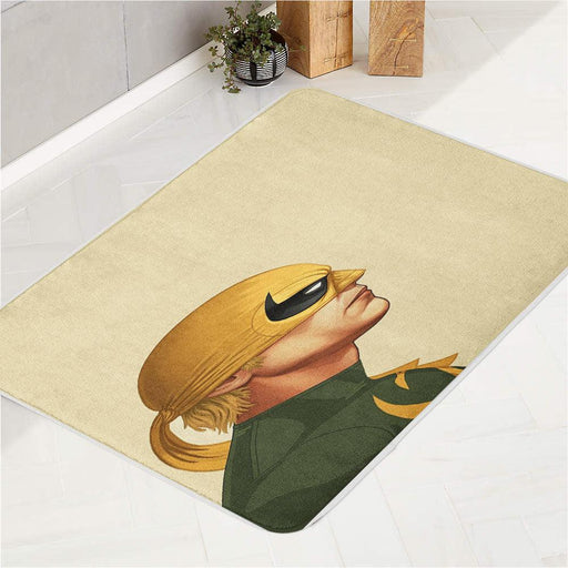 iron fist serious face bath rugs