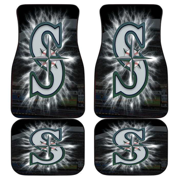 SEATTLE MARINERS BASEBALL 3 Car floor mats Universal fit