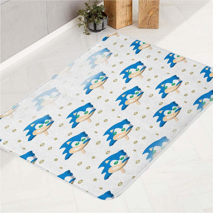 ice cream sonic th hedgehog bath rugs