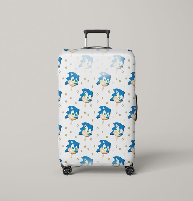 ice cream sonic th hedgehog Luggage Cover | suitcase