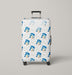 ice cream sonic th hedgehog Luggage Cover | suitcase