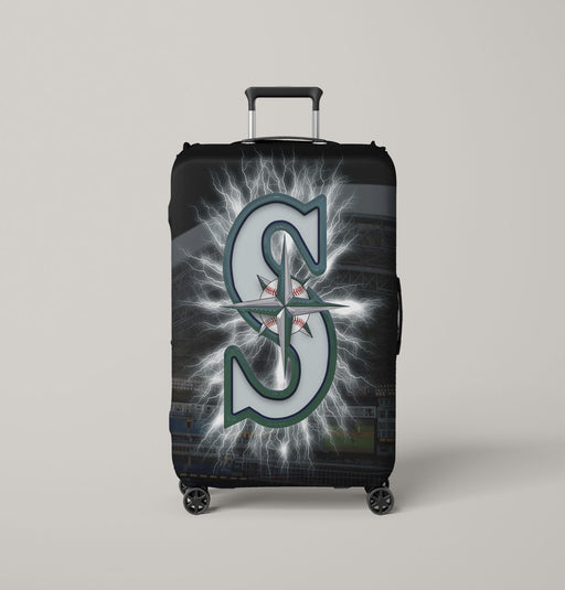 seattle mariners baseball 3 Luggage Cover | suitcase