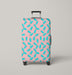 ice cream stick blue Luggage Cover | suitcase