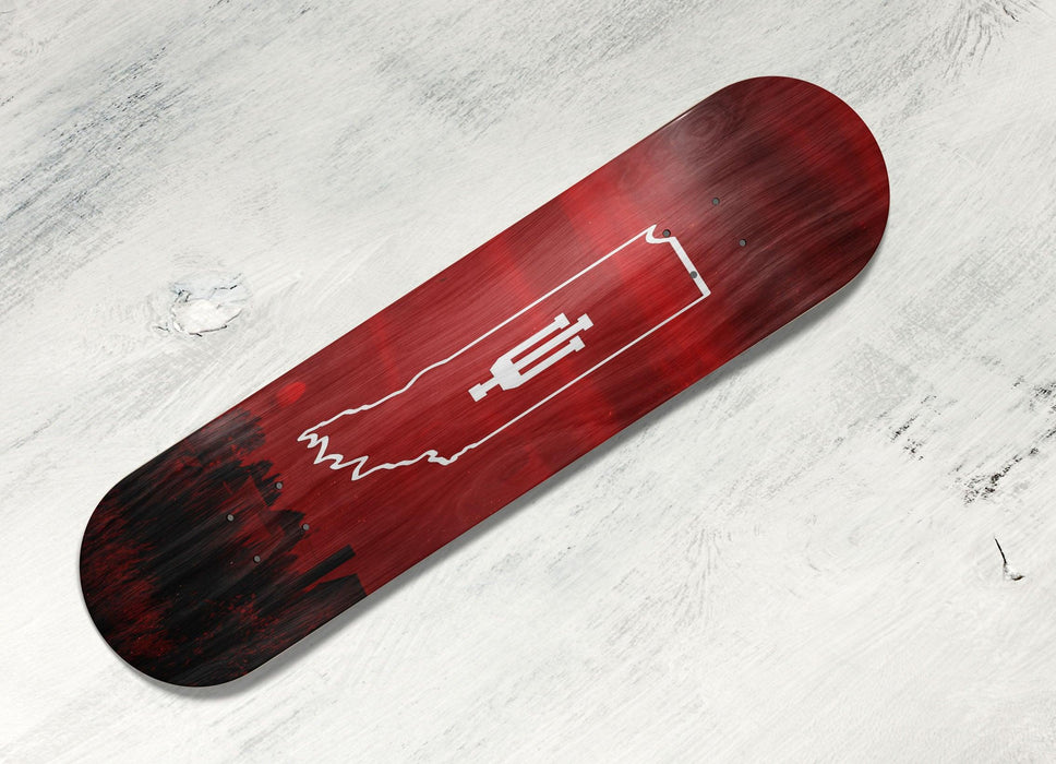 iu basketball team red logo Skateboard decks