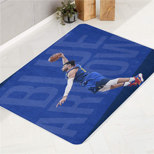 jamal murray blue arrow nba bath rugs