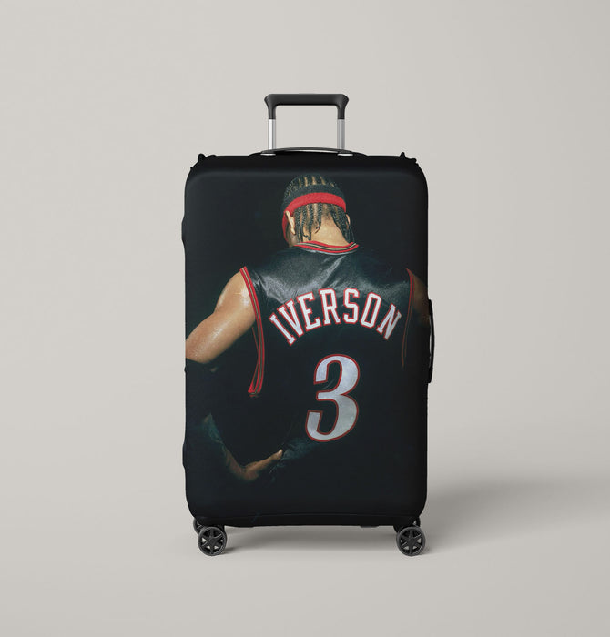 iverson number three player nba Luggage Covers | Suitcase