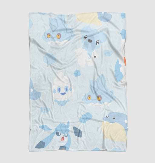 ice type pokemon freeze Ultra soft fleece blanket