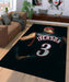 iverson number three player nba Living room carpet rugs