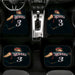 iverson number three player nba Car floor mats Universal fit