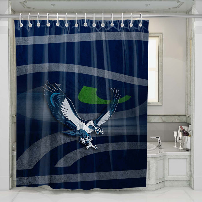 seattle seahawks 03 shower curtains