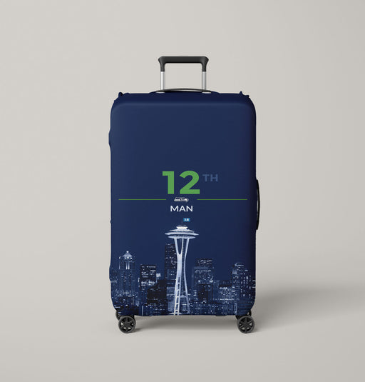 seattle seahawks 12 man Luggage Cover | suitcase
