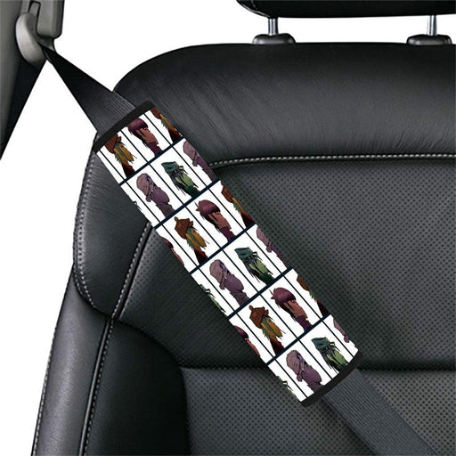 iconic cartoon style of gorillaz Car seat belt cover
