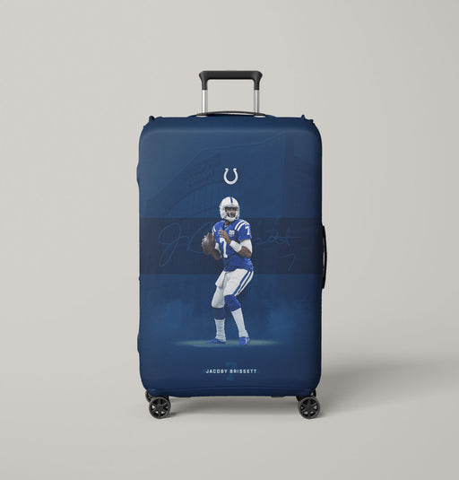 jacoby brissett fottball player nfl Luggage Covers | Suitcase